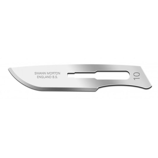 Swann Morton Blades Red Carbon Steel No.10 Box/100