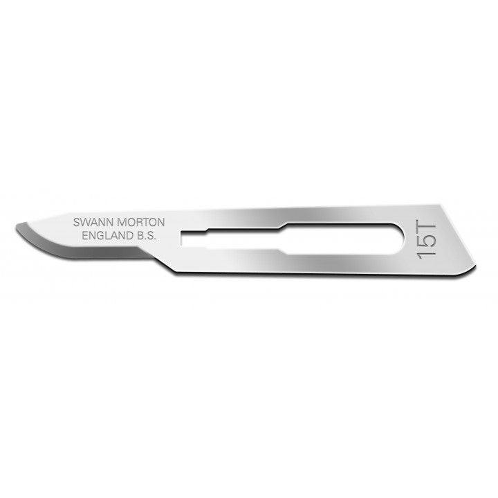 Swann Morton Blades Red Carbon Steel No.15T Box/100
