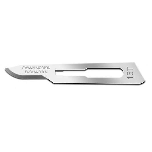 Swann Morton Blades Red Carbon Steel No.15T Box/100
