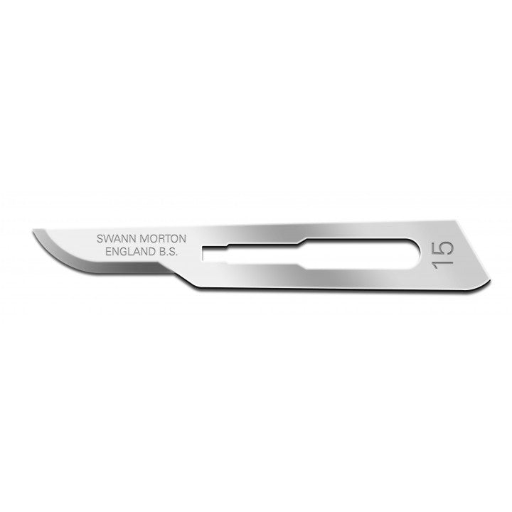 Swann Morton Blades Red Carbon Steel No.15 Box/100