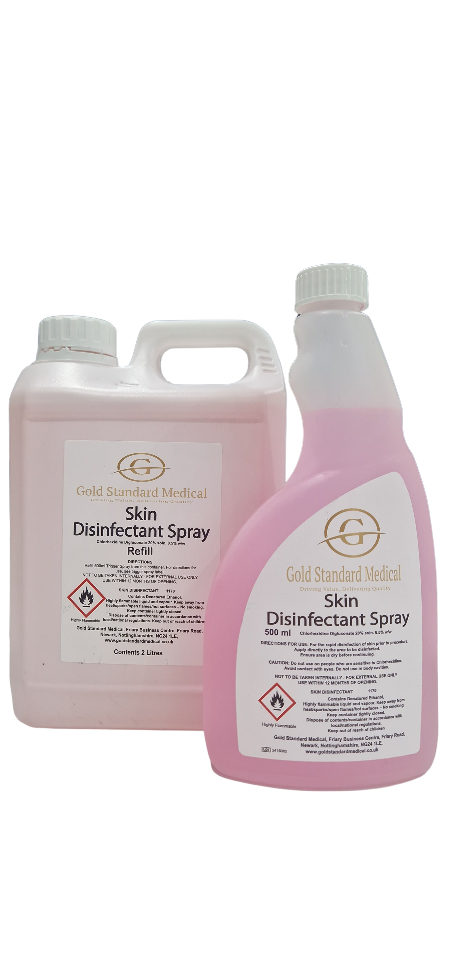 Gold Standard Chlorhexidine Skin Spray (H)