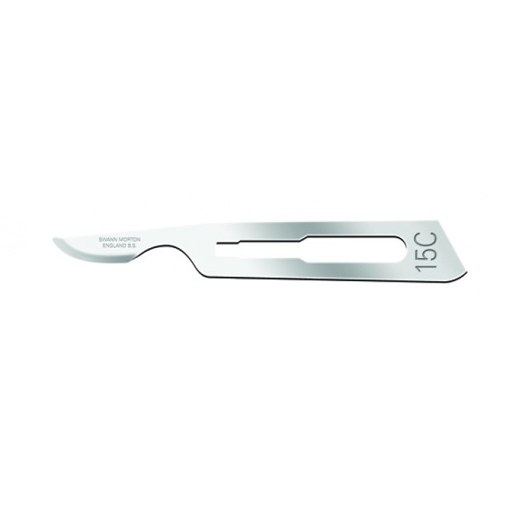 Swann Morton Blades Red Carbon Steel No.15C Box/100