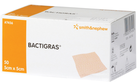 Bactigras Dressing 5cm x 5cm (50)