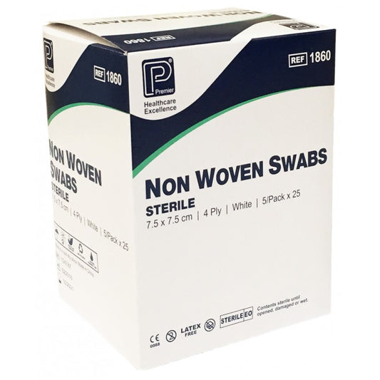 Premier 4ply Sterile Gauze Swabs