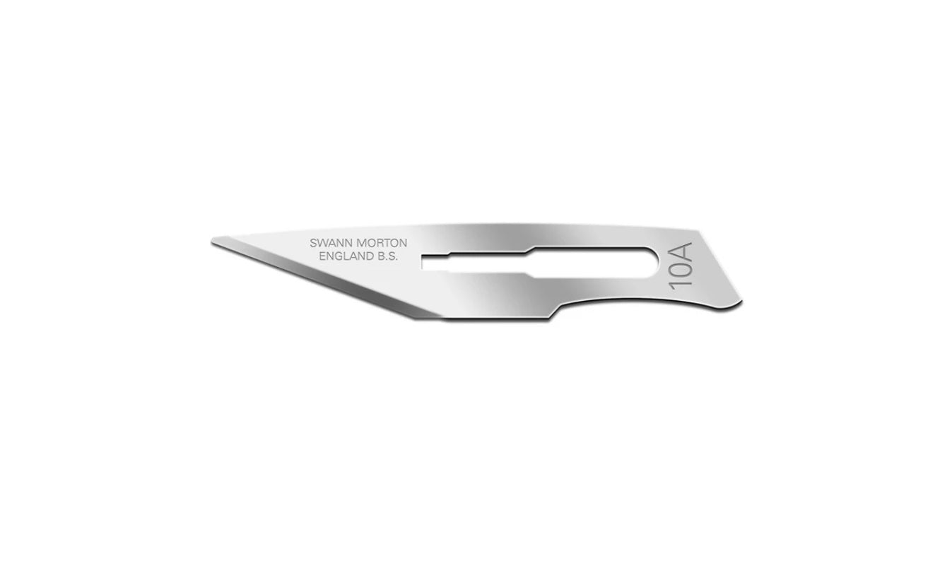 Swann Morton Blades Red Carbon Steel No.10A Box/100